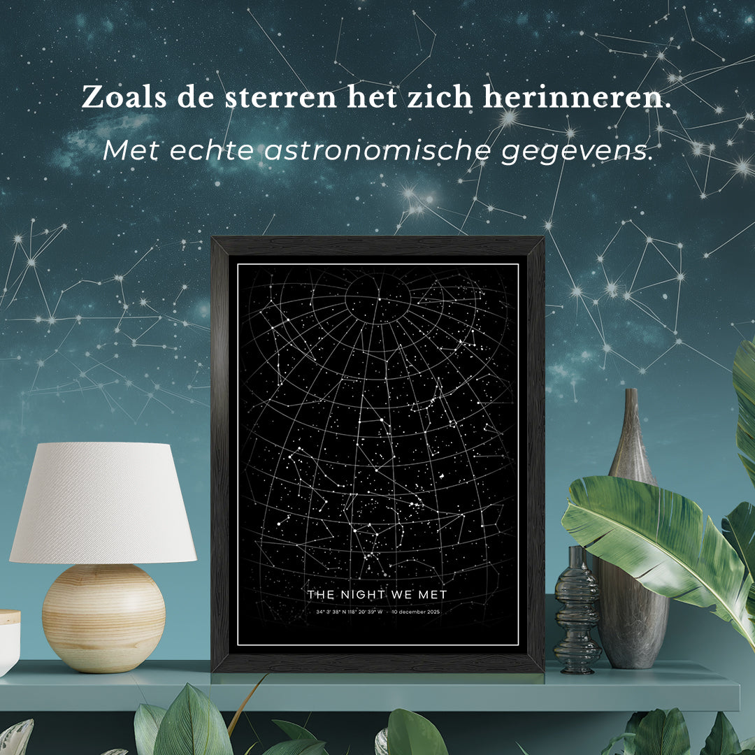 Gepersonaliseerde sterrenkaart